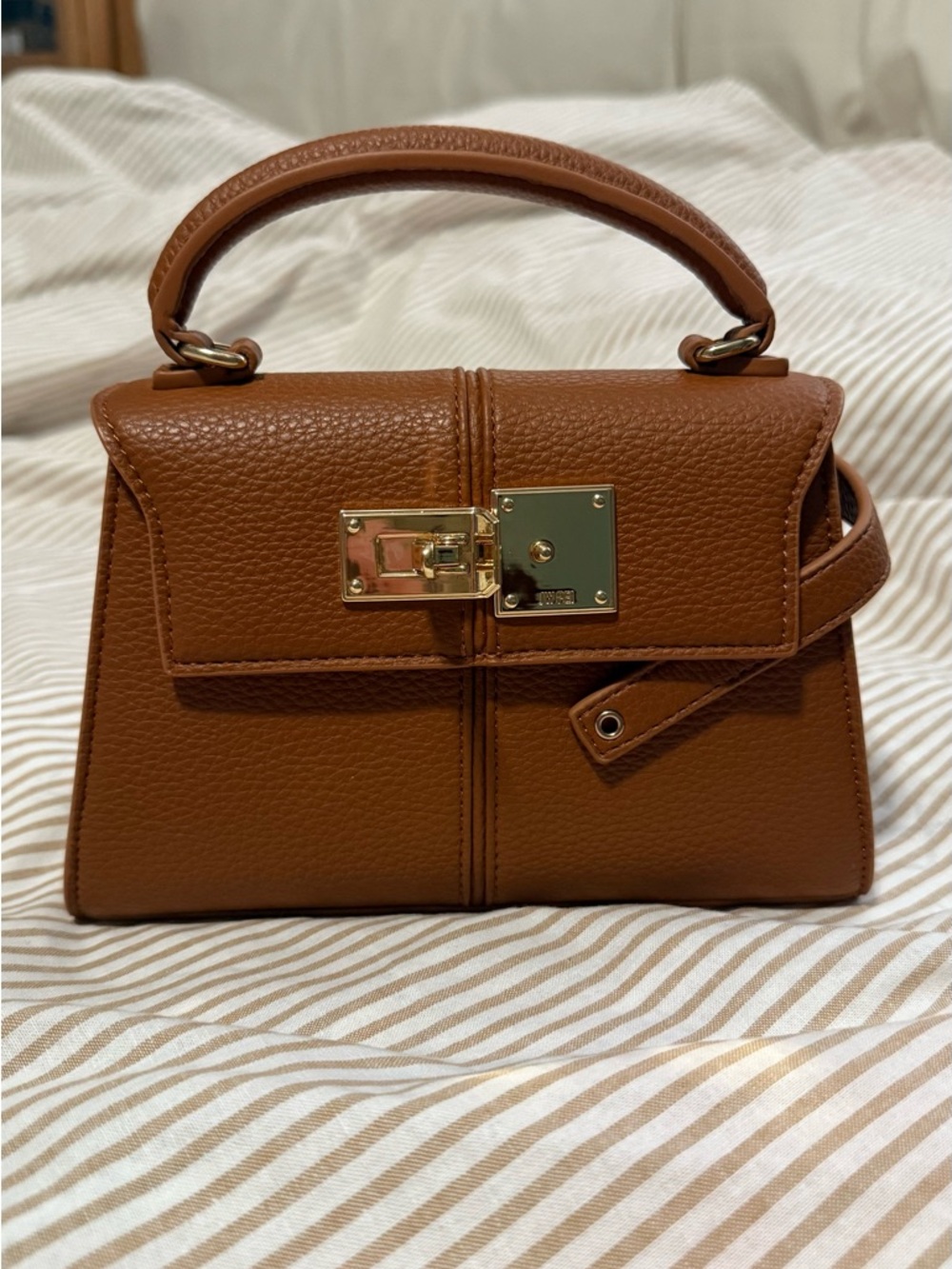 JwPei Elise Top-Handle Bag in Brown